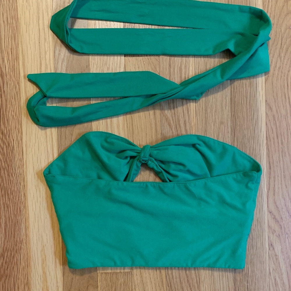 Green Halter Top - Picture 7 of 7